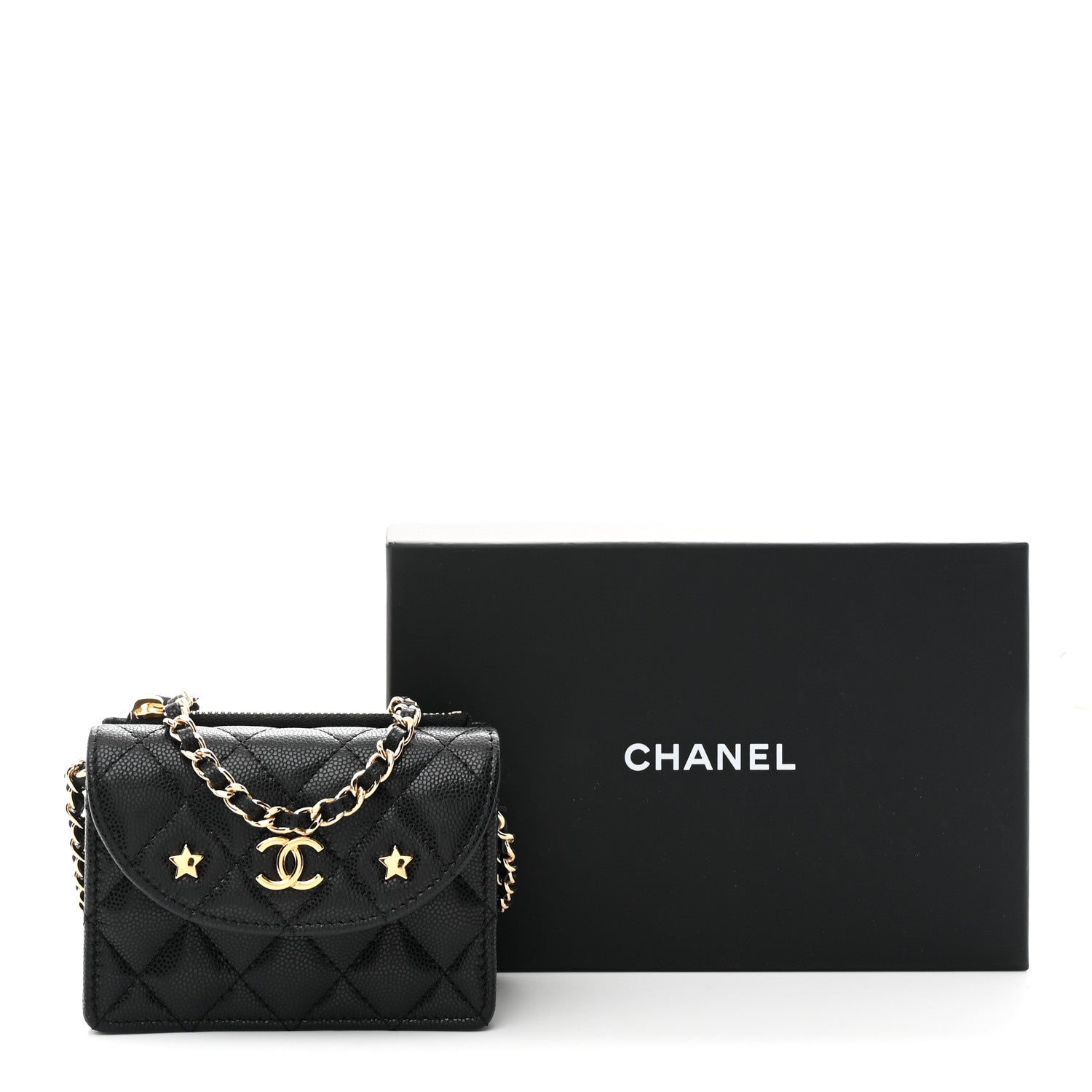 Chanel Caviar Quilted Clutch With Chain Black 12 of 12