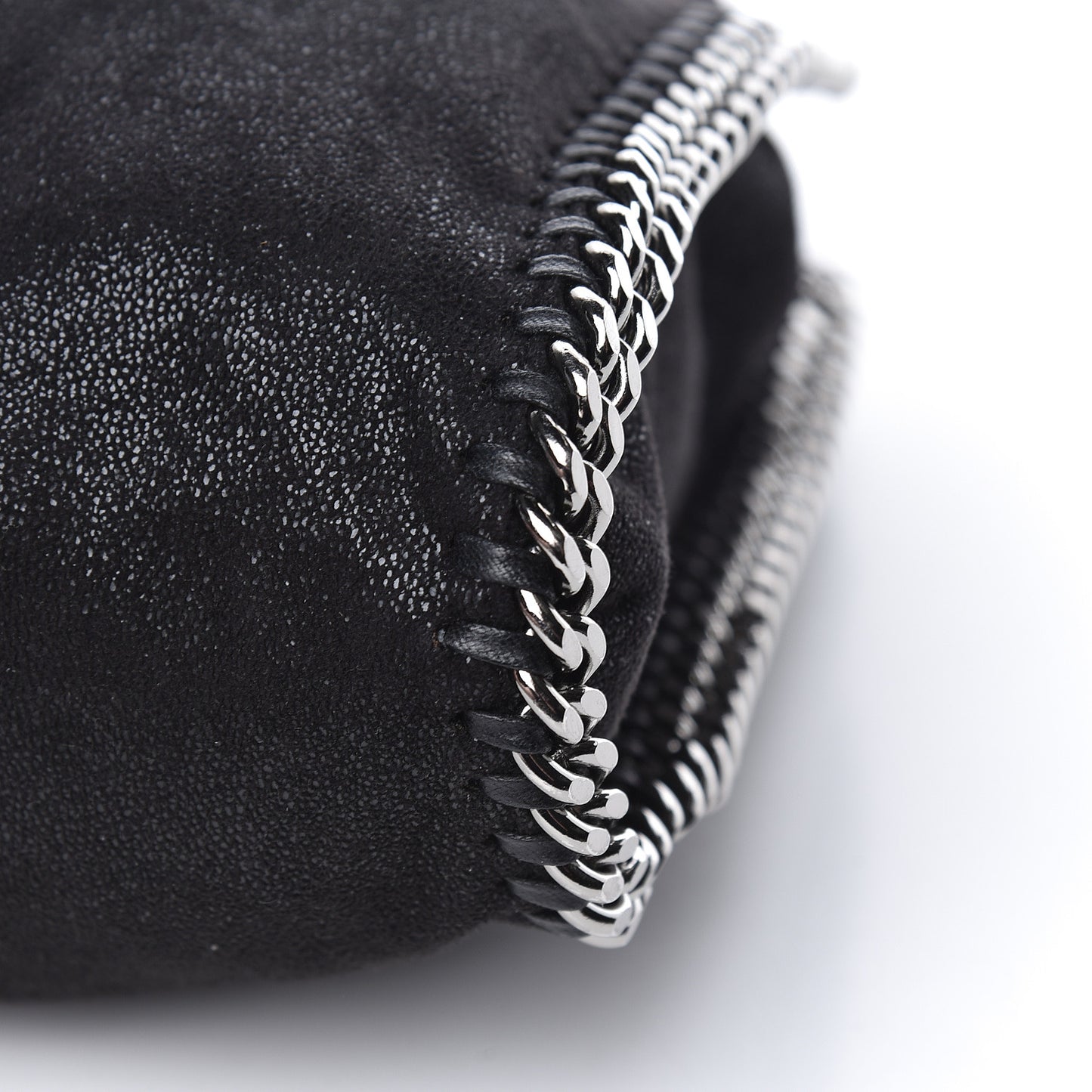 Shaggy Deer Small Falabella Tote Black