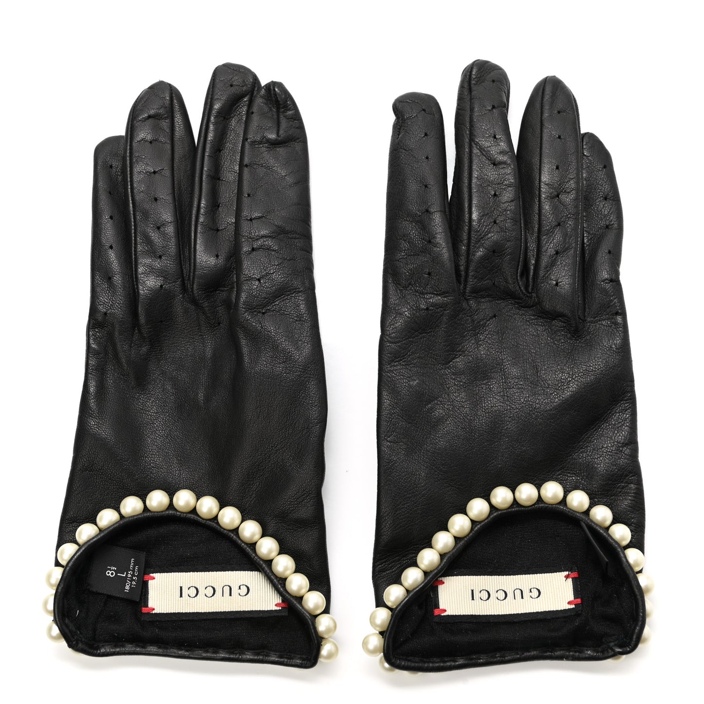 Nappa Pearl Gloves 8.5 L Black