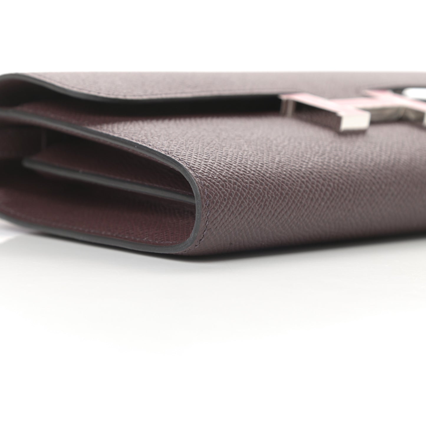 Epsom Enamel Constance Long Wallet To Go Wallet Rouge Sellier Framboise