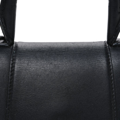 Balenciaga Shiny Box Calfskin Strass Hourglass Top Handle Bag XS Black 8 of 13