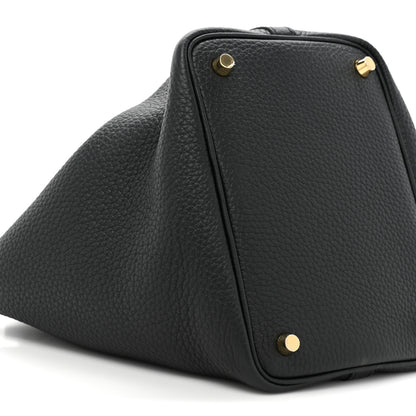 Hermes Taurillon Clemence Picotin Lock 18 PM Black 9 of 10