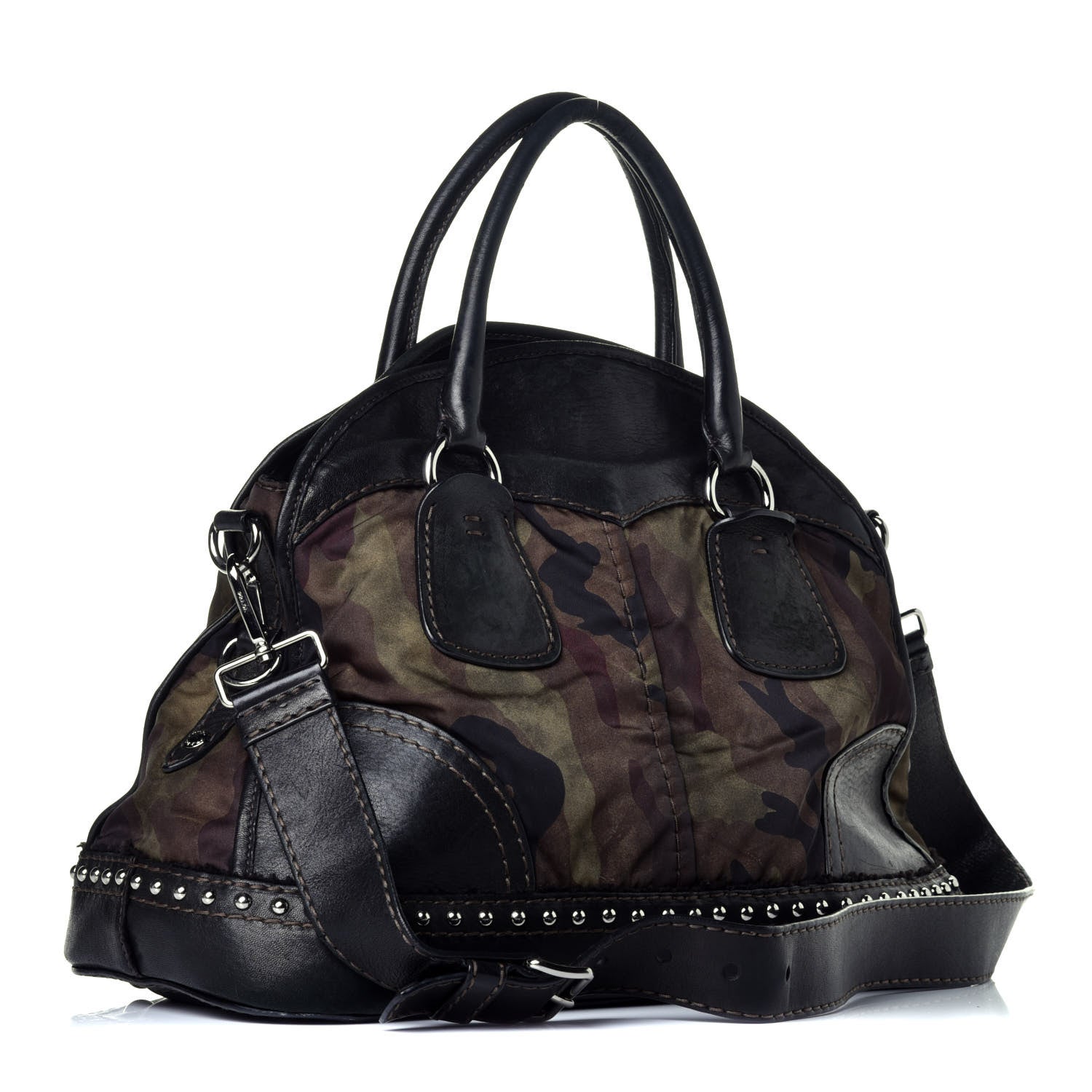 Prada Tessuto Camouflage Bowler Mimetico 4 of 10