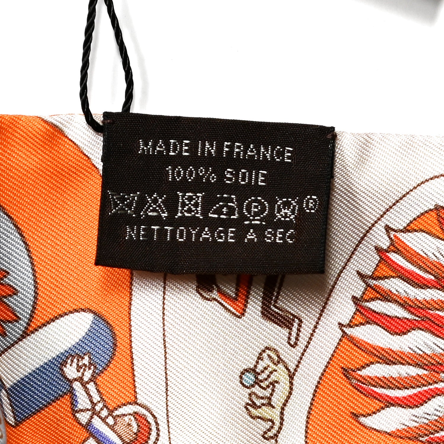 Hermes Silk Exposition Universelle Twilly Orange Ciel Brique 4 of 4