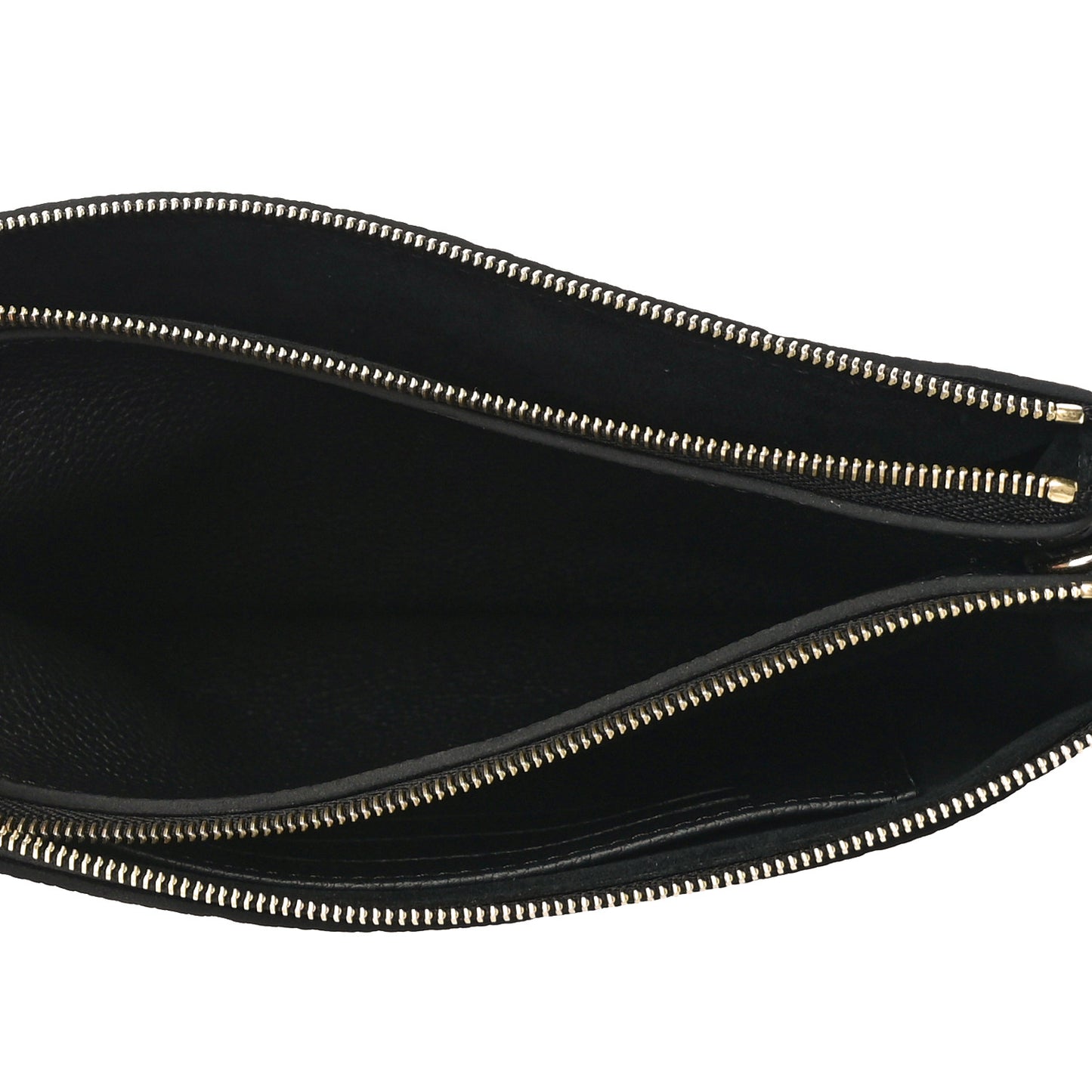 Empreinte Double Zip Pochette Black