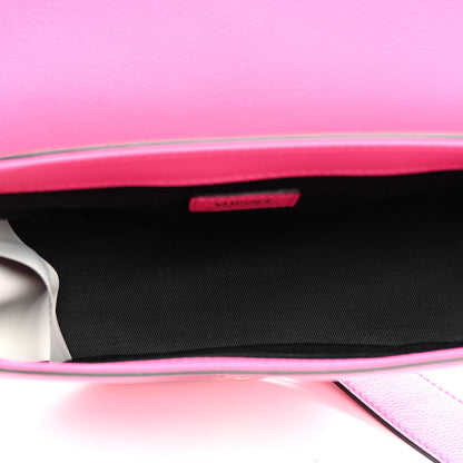 Versace Grained Calfskin La Medusa Small Shoulder Bag Pink 5 of 10