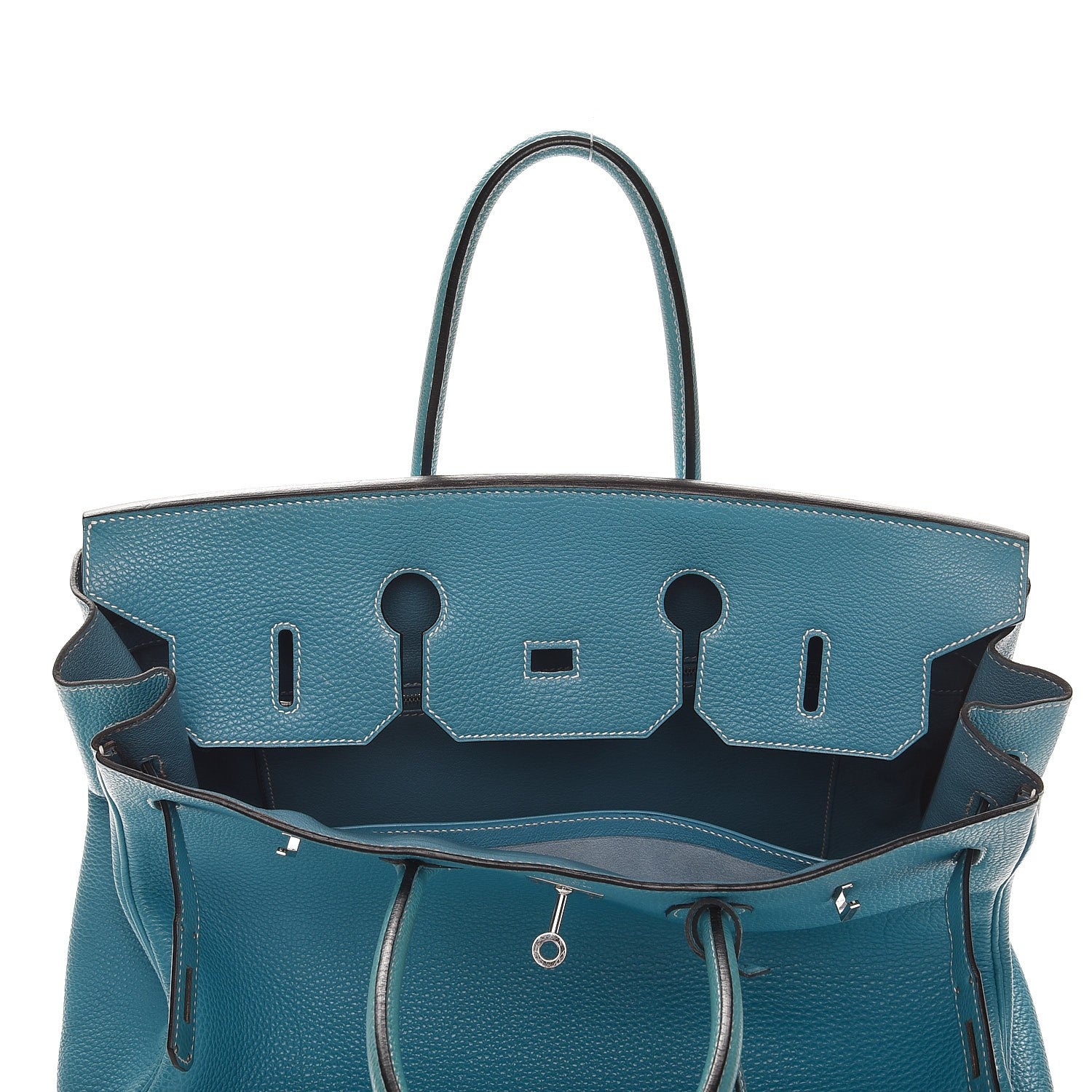 Hermes Togo Birkin 35 Blue Jean 8 of 38