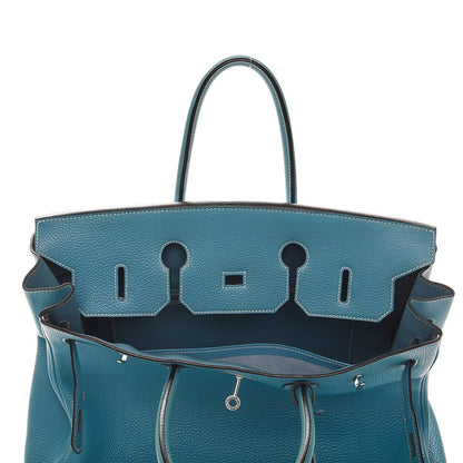 Hermes Togo Birkin 35 Blue Jean 8 of 38