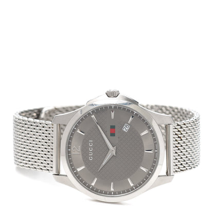 Gucci Stainless Steel 40mm G-Timeless Mesh Quartz Watch 2 of 5
