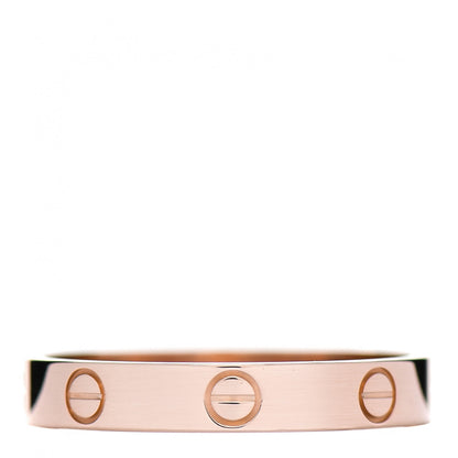 Cartier 18K Pink Gold 3.5mm LOVE Wedding Band Ring 61 9.5 1 of 5
