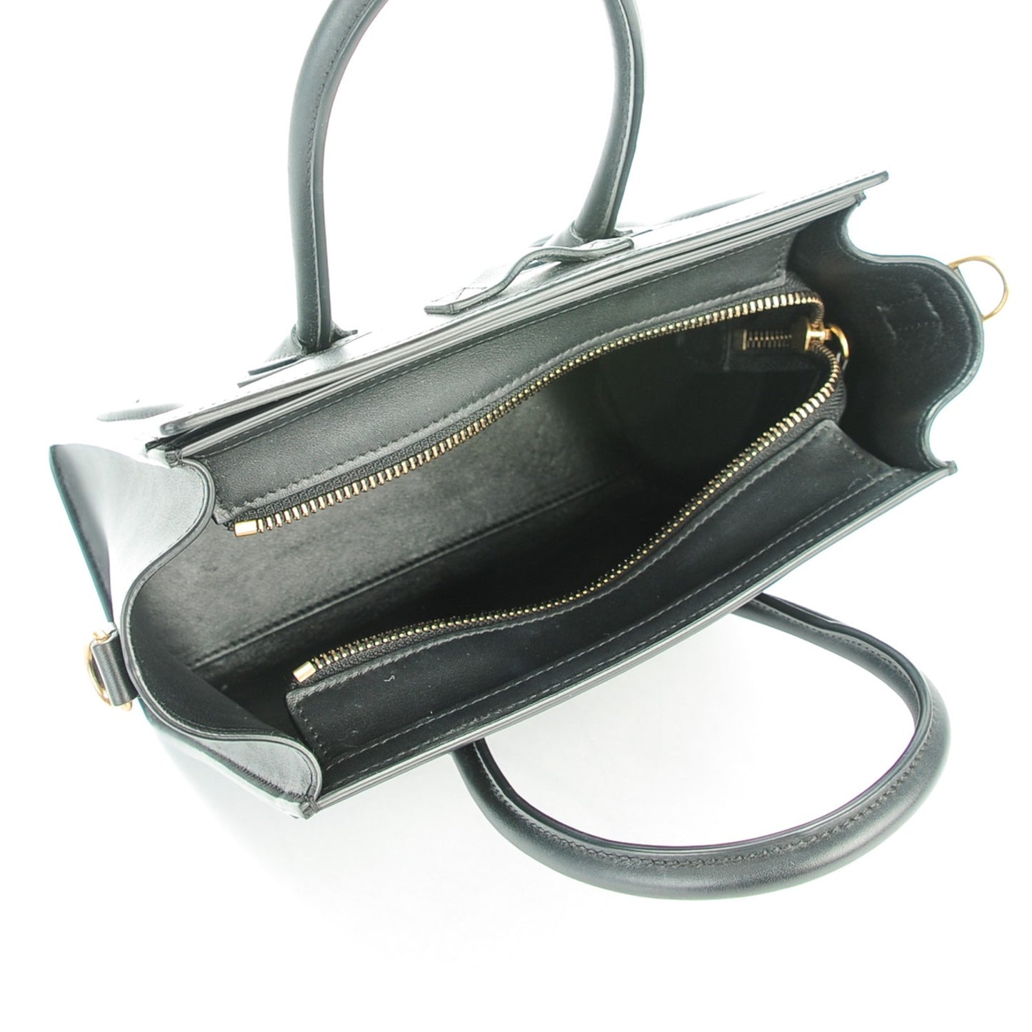 Smooth Calfskin Nano Luggage Black