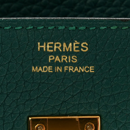 Hermes Togo Birkin 25 Malachite 6 of 13