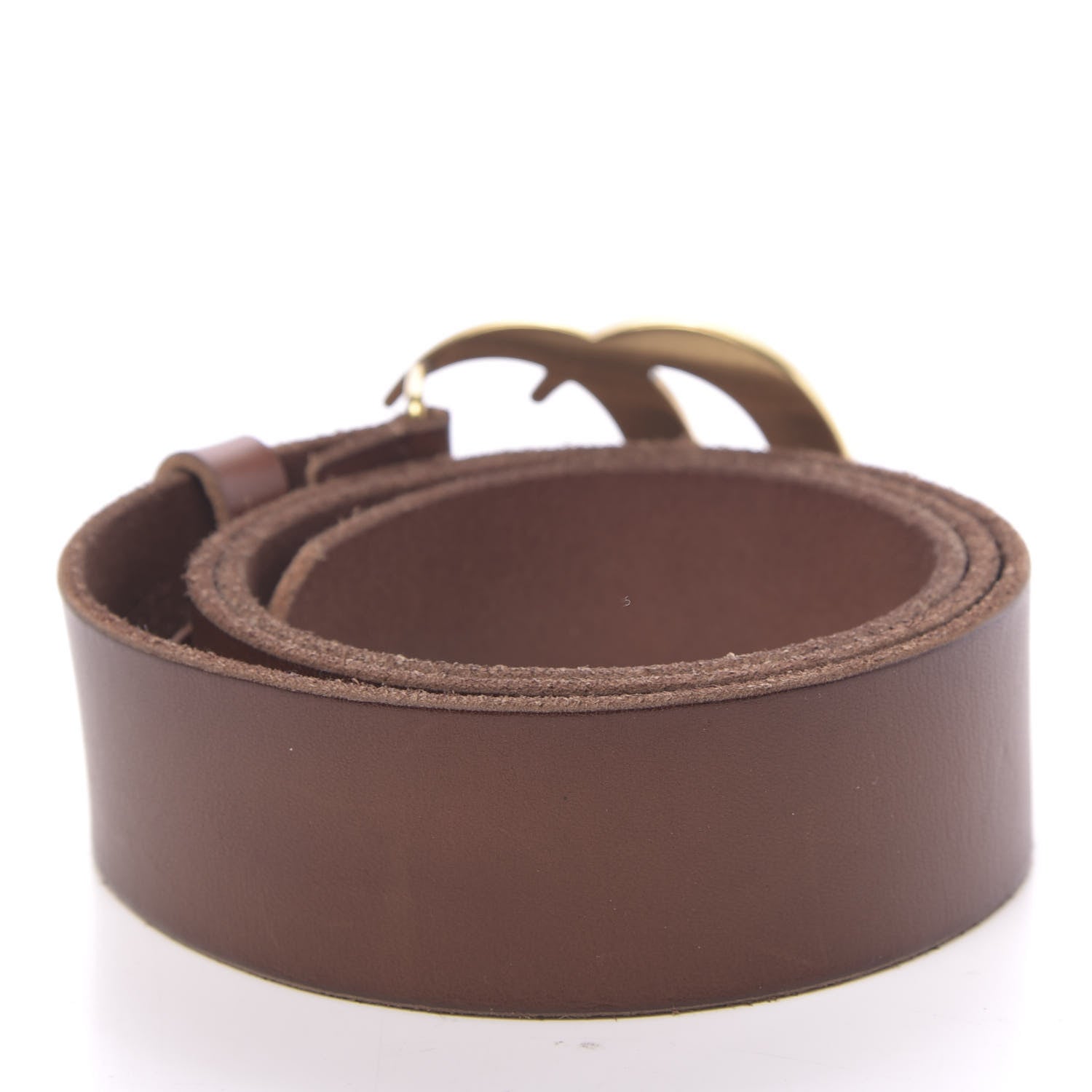 Gucci Faded Calfskin Double G 40mm Belt 90 36 Cuir 2 of 5