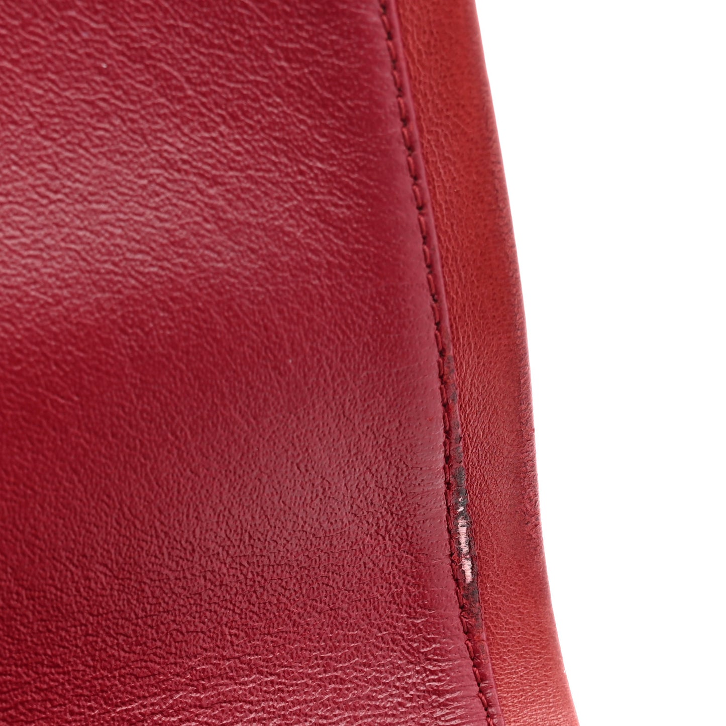 Distressed Patent Quilted 2.55 Reissue 227 Flap Raspberry Red