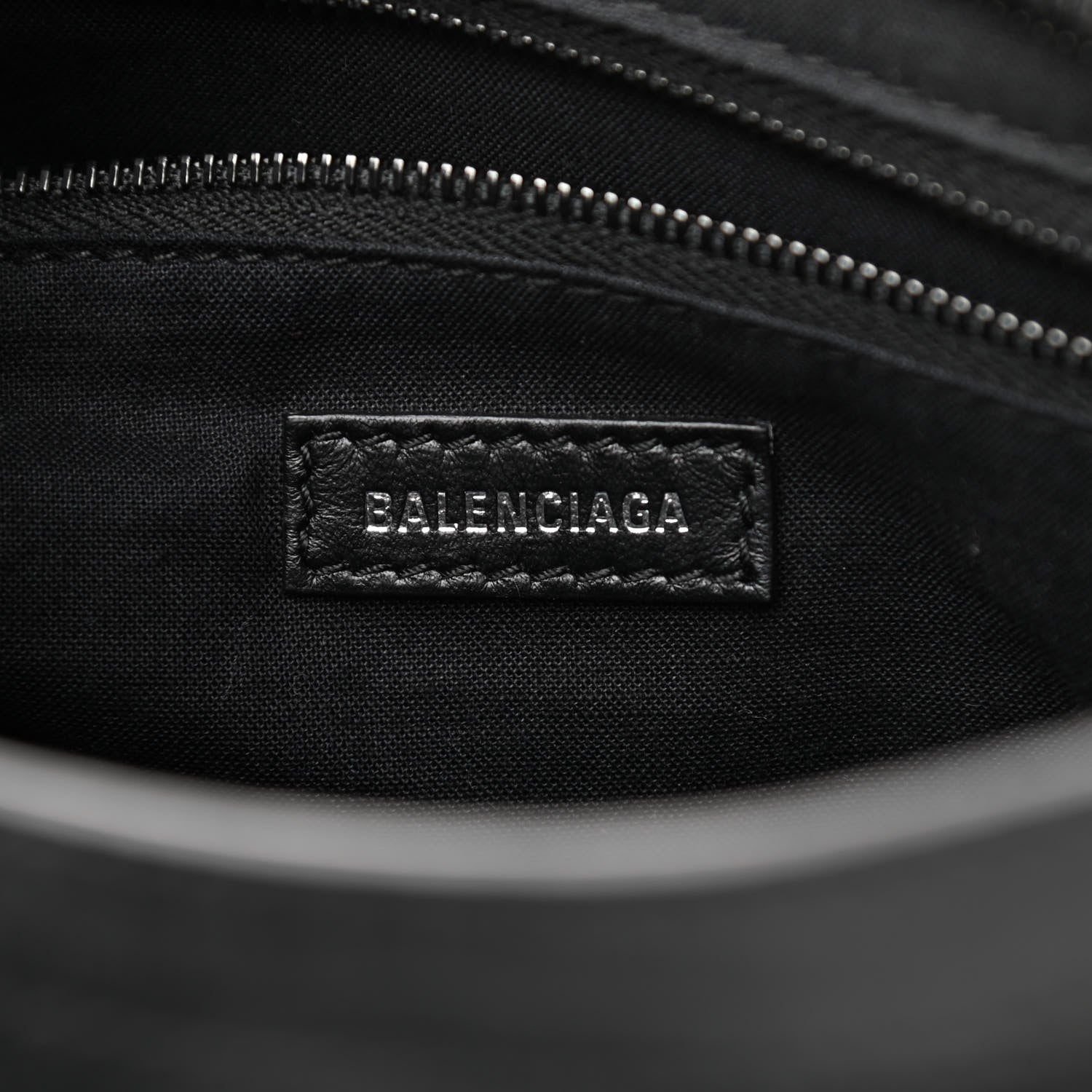 Balenciaga Matte Supple Lambskin Crocodile Embossed Classic Black Hardware S City Black 6 of 11