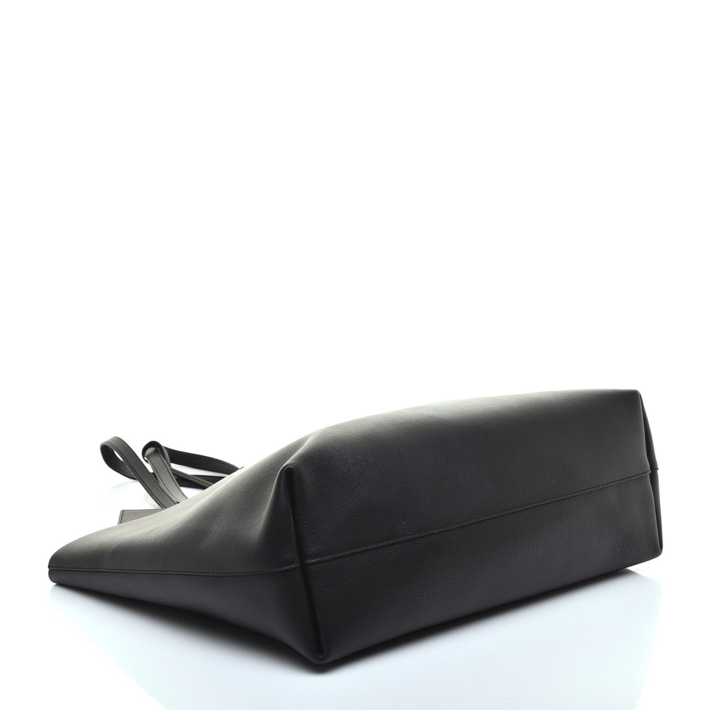 Calfskin Large Shopping Tote Black