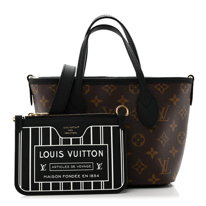 Louis Vuitton Monogram Neverfull Inside Out Bandouliere BB Black 3 of 10