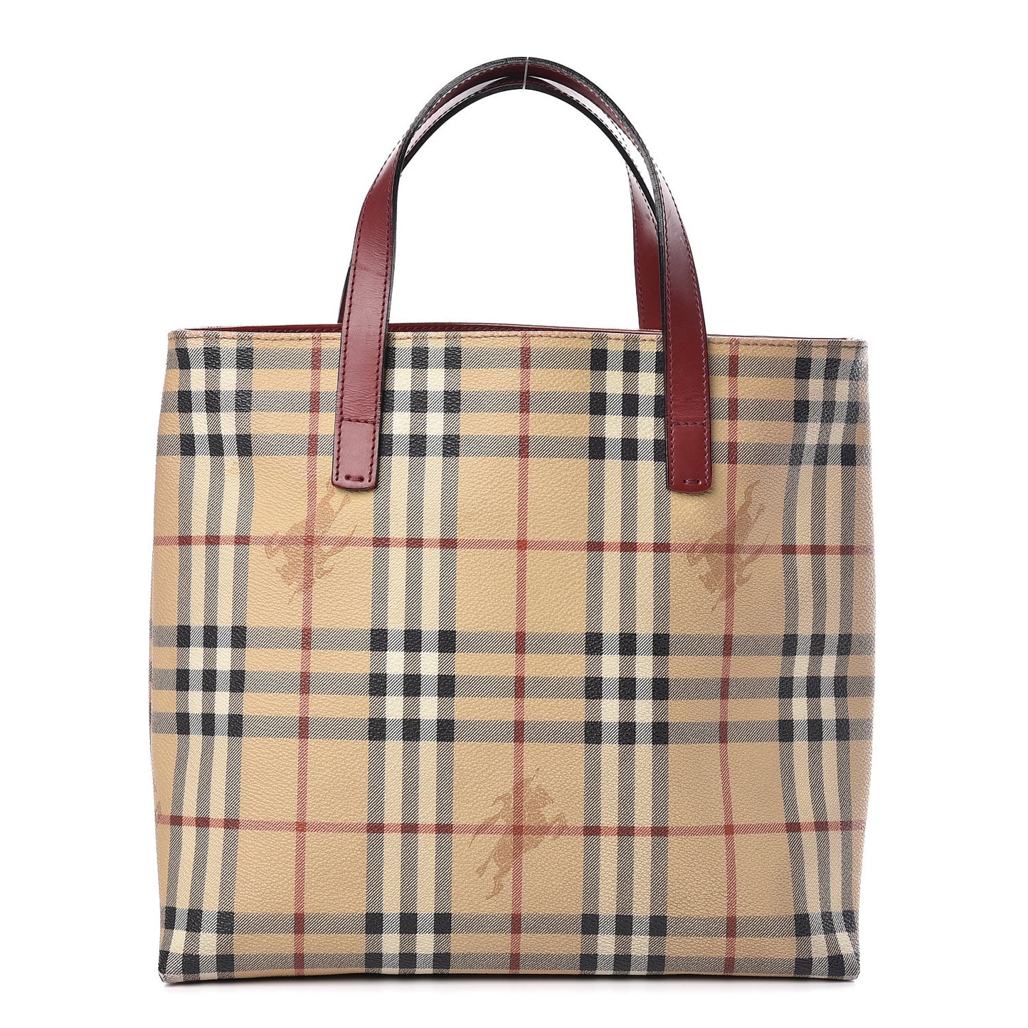 Haymarket Check Small Tote Red