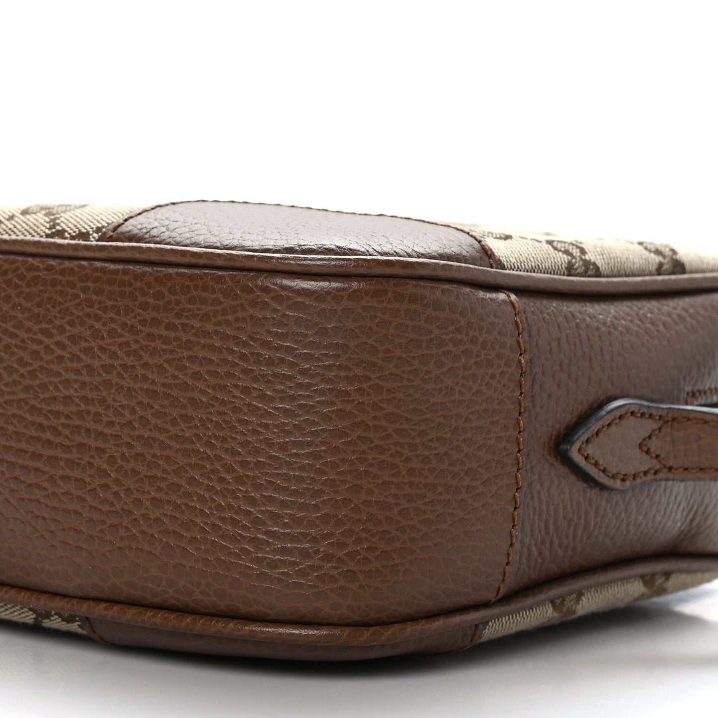 Monogram Mini Bree Messenger Bag Beige Tabacco