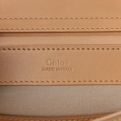 Chloe Calfskin Suede C Clutch With Chain Bleached Brown 6 of 10