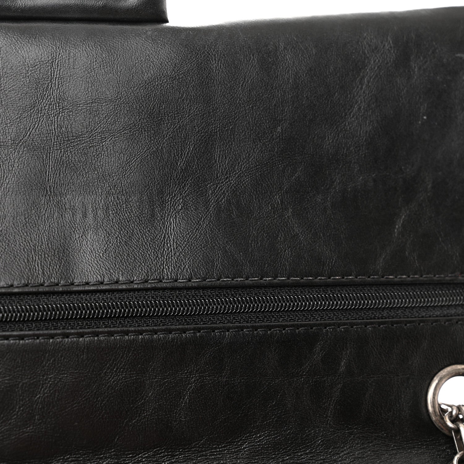 Chanel Aged Calfskin Quilted 2.55 Reissue 226 Flap Black 15 of 17