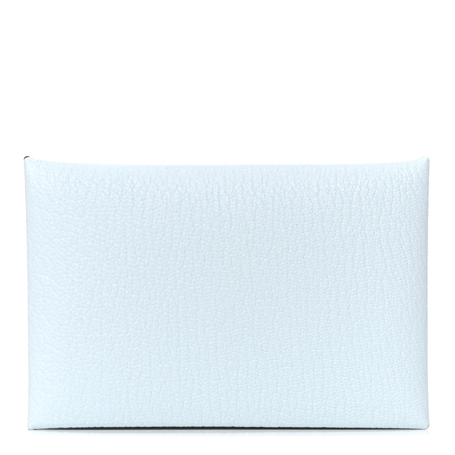 Hermes Chevre Mysore Verso Calvi Card Case Bleu Brume Brique 1 of 4