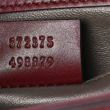 Gucci Shibuya Calfskin Small Zumi Shoulder Bag Vintage Bordeaux 7 of 10