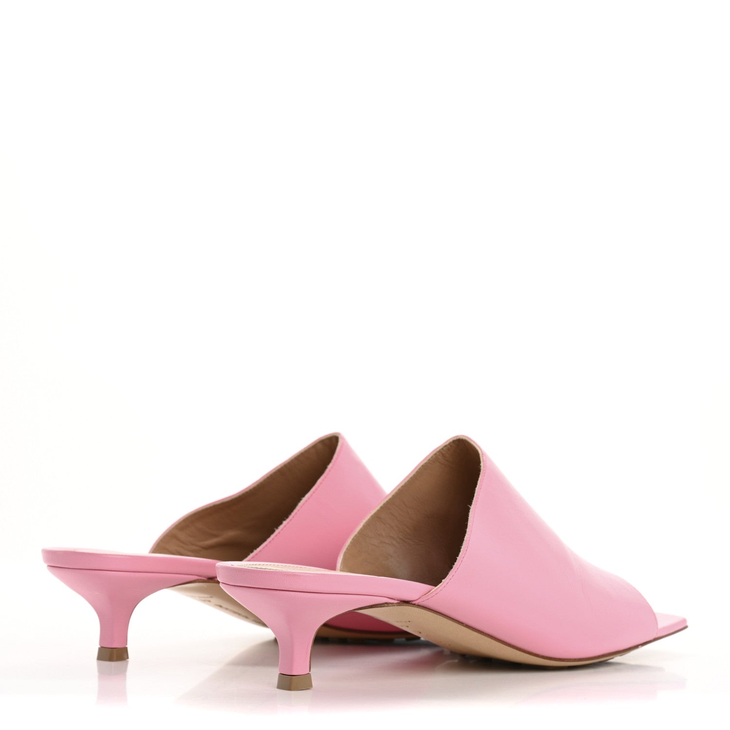Bottega Veneta Lambskin Stretch Mule 40mm Sandals 41 Blossom 5 of 9