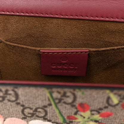 Gucci GG Supreme Monogram Blooms Small Padlock Shoulder Bag Beige Multicolor Dry Rose 6 of 12
