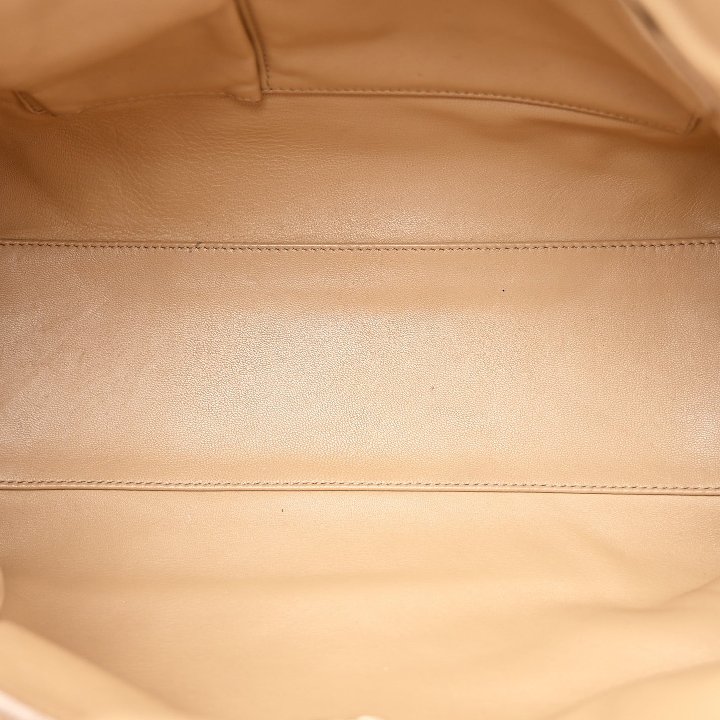 Gaufre Lambskin Cannage Delices Tote Beige