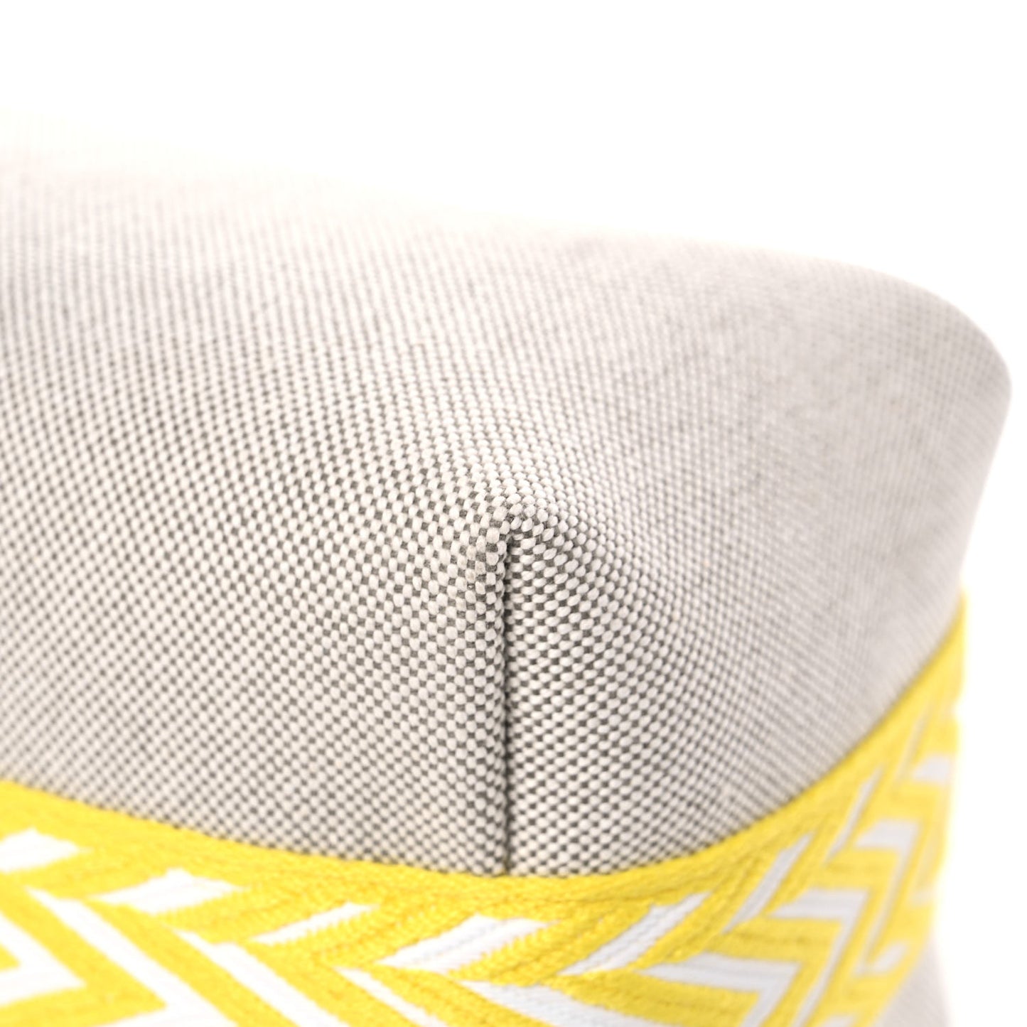Canvas Small Bride-A-Brac Pouch Natural Jaune Citron