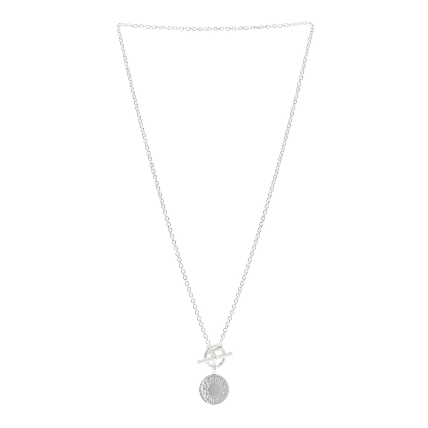 Sterling Silver Amulettes H Confettis Pendant Necklace