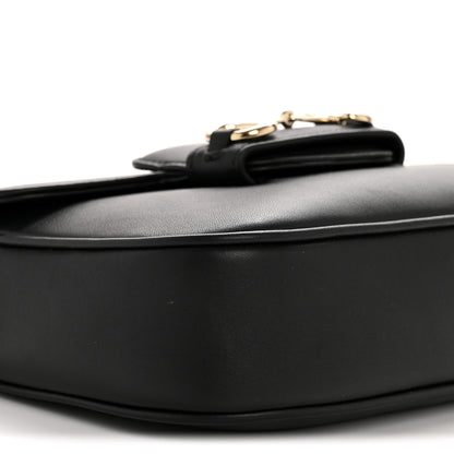 Gucci Arabella Calfskin Horsebit 1955 Shoulder Bag Black 9 of 10