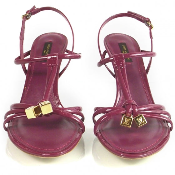 Ingrid Strappy Heels Raspberry Pink
