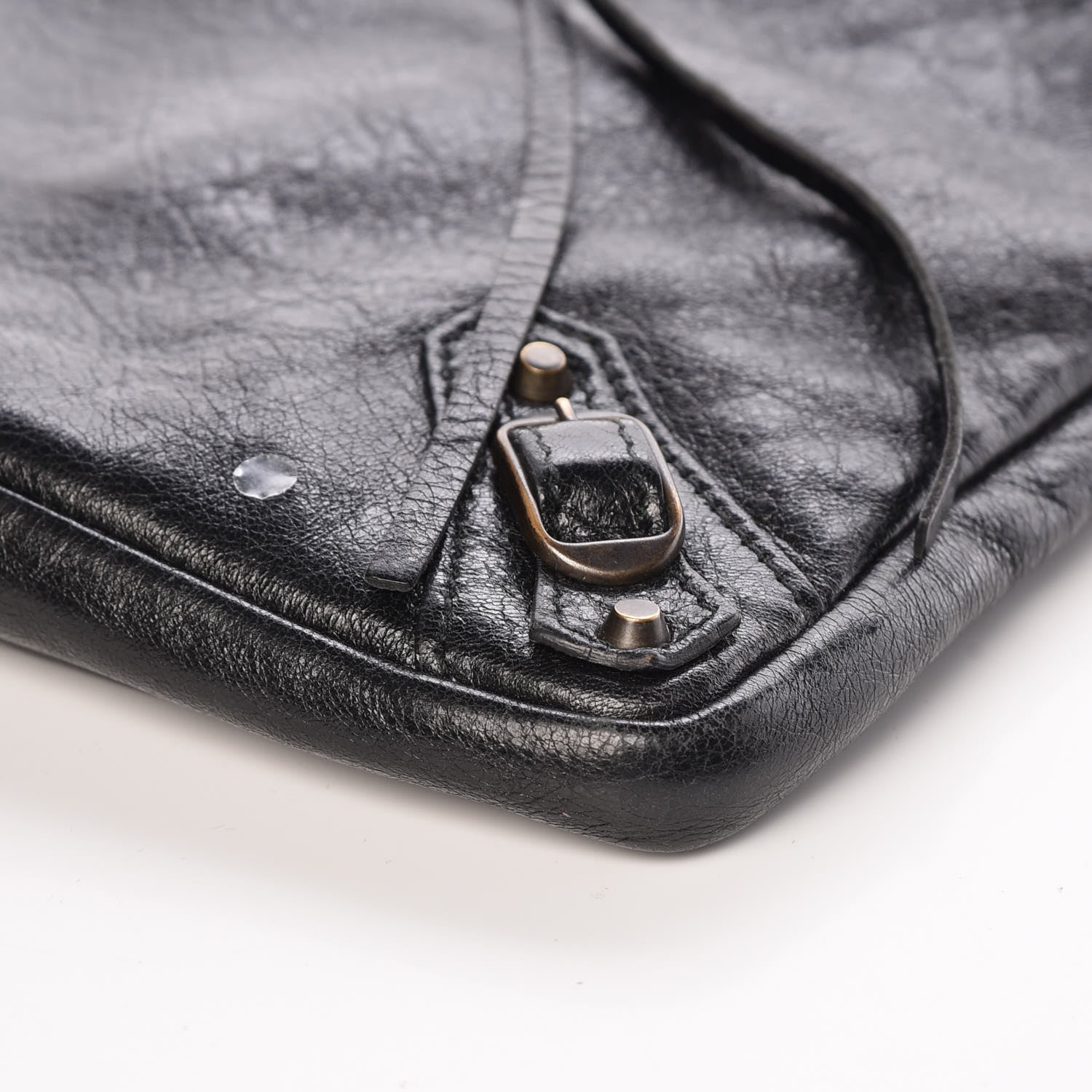Balenciaga Agneau Classic Hardware Flat Crossbody Black 11 of 11