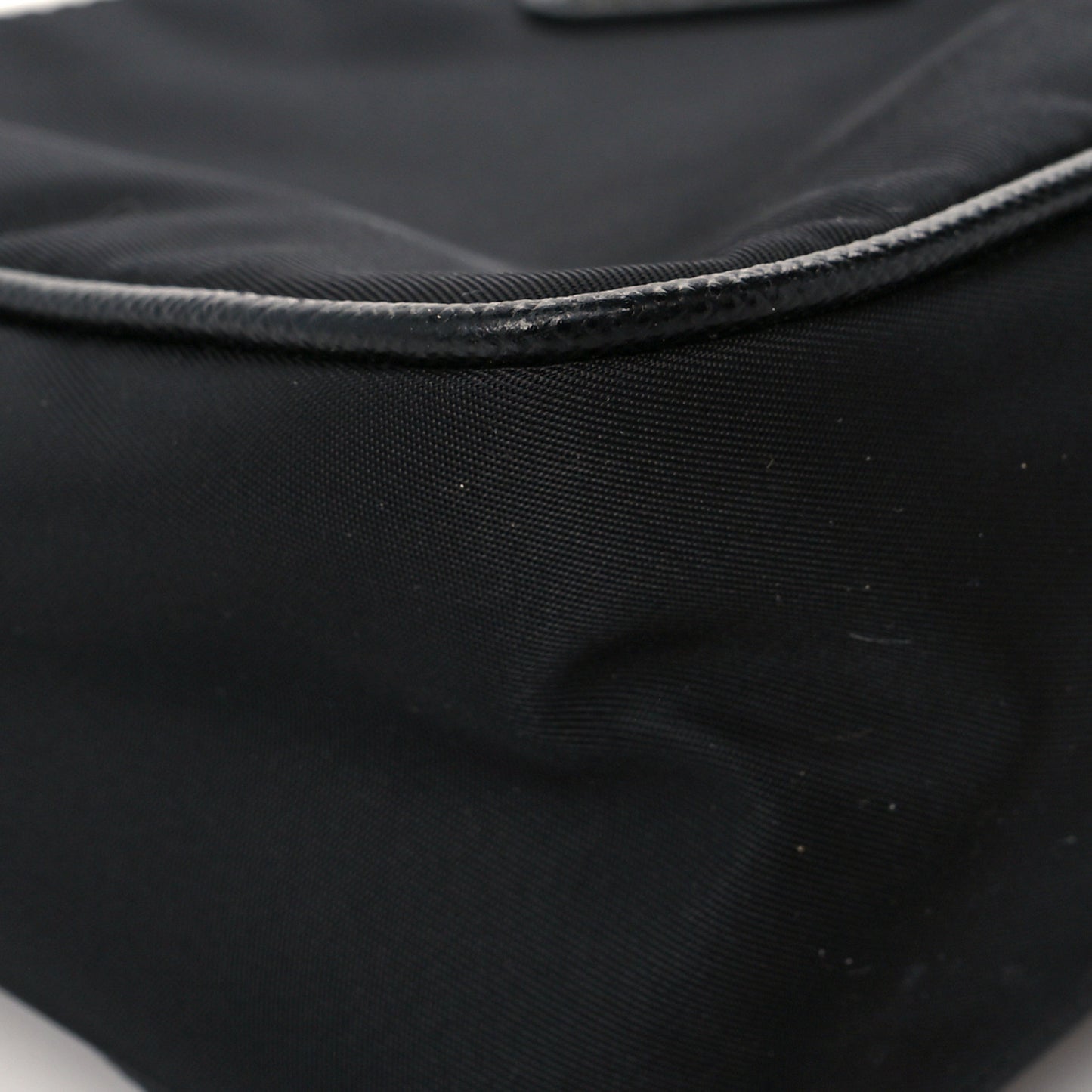 Tessuto Nylon Saffiano Mini Re-Edition 2005 Bag Black