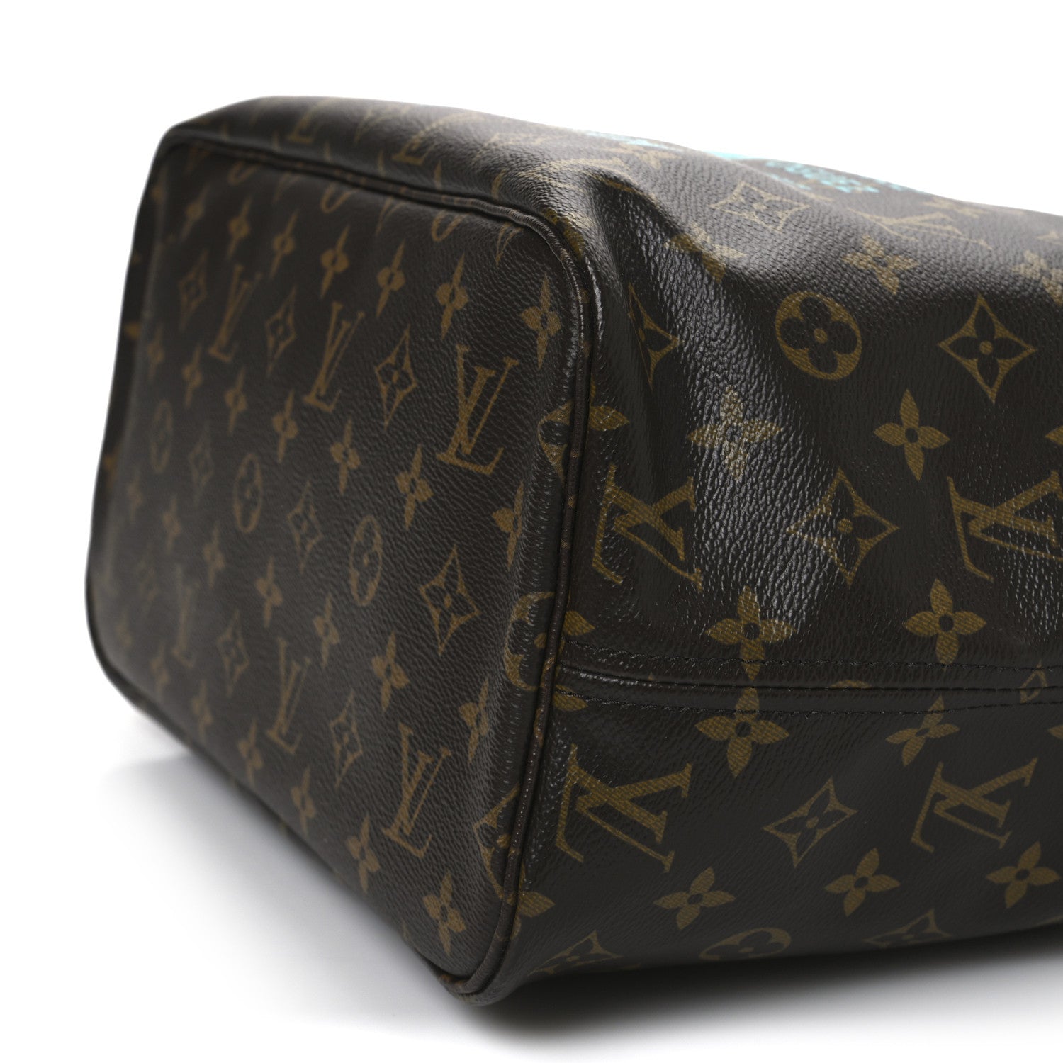 Louis Vuitton Monogram V Neverfull MM Turquoise 19 of 21