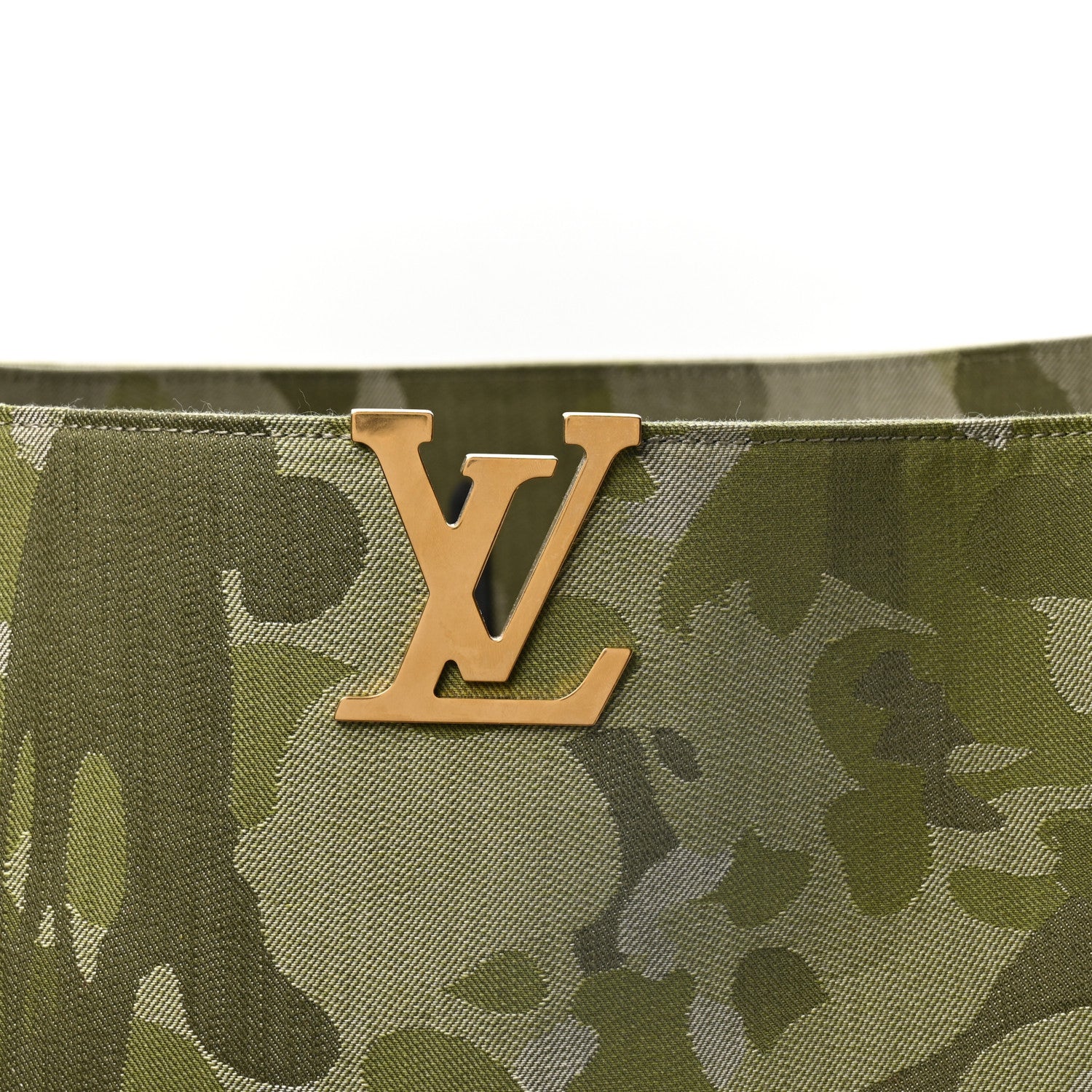 Louis Vuitton LV X TM Washed Denim Artycapucines Camouflage XXXL Khaki 8 of 11