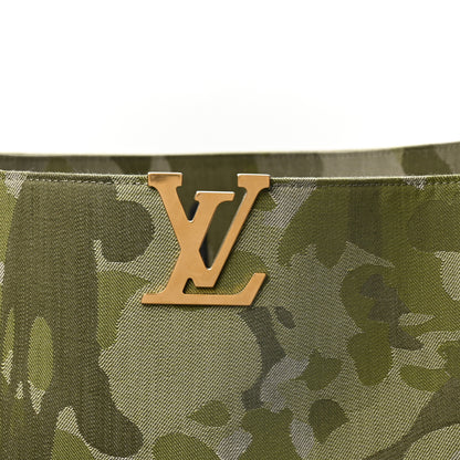 Louis Vuitton LV X TM Washed Denim Artycapucines Camouflage XXXL Khaki 8 of 11