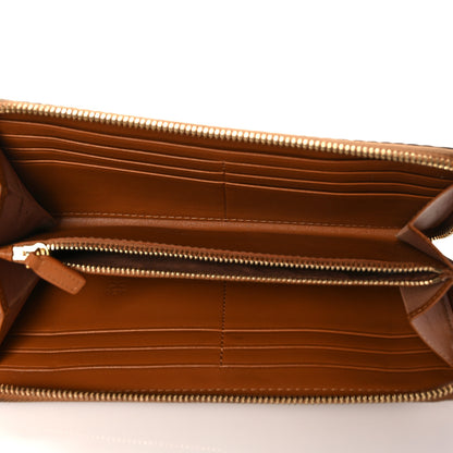 MCM Visetos Large Zip Around Wallet Cognac 5 of 14