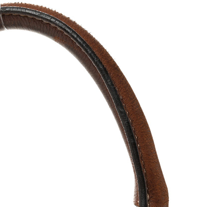 Christian Dior Canvas Calfskin Saddle Bowler Natural Brown 15 of 17