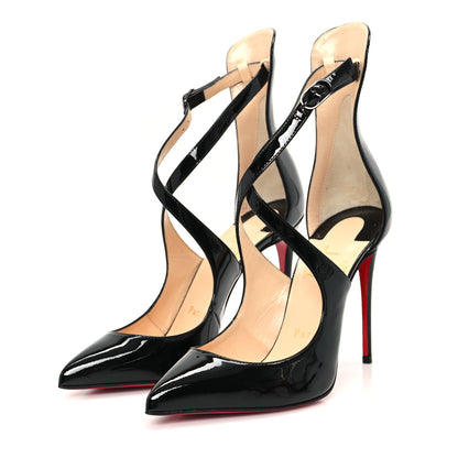 Christian Louboutin Patent Marlenarock 100 Pumps 35.5 Black 4 of 10