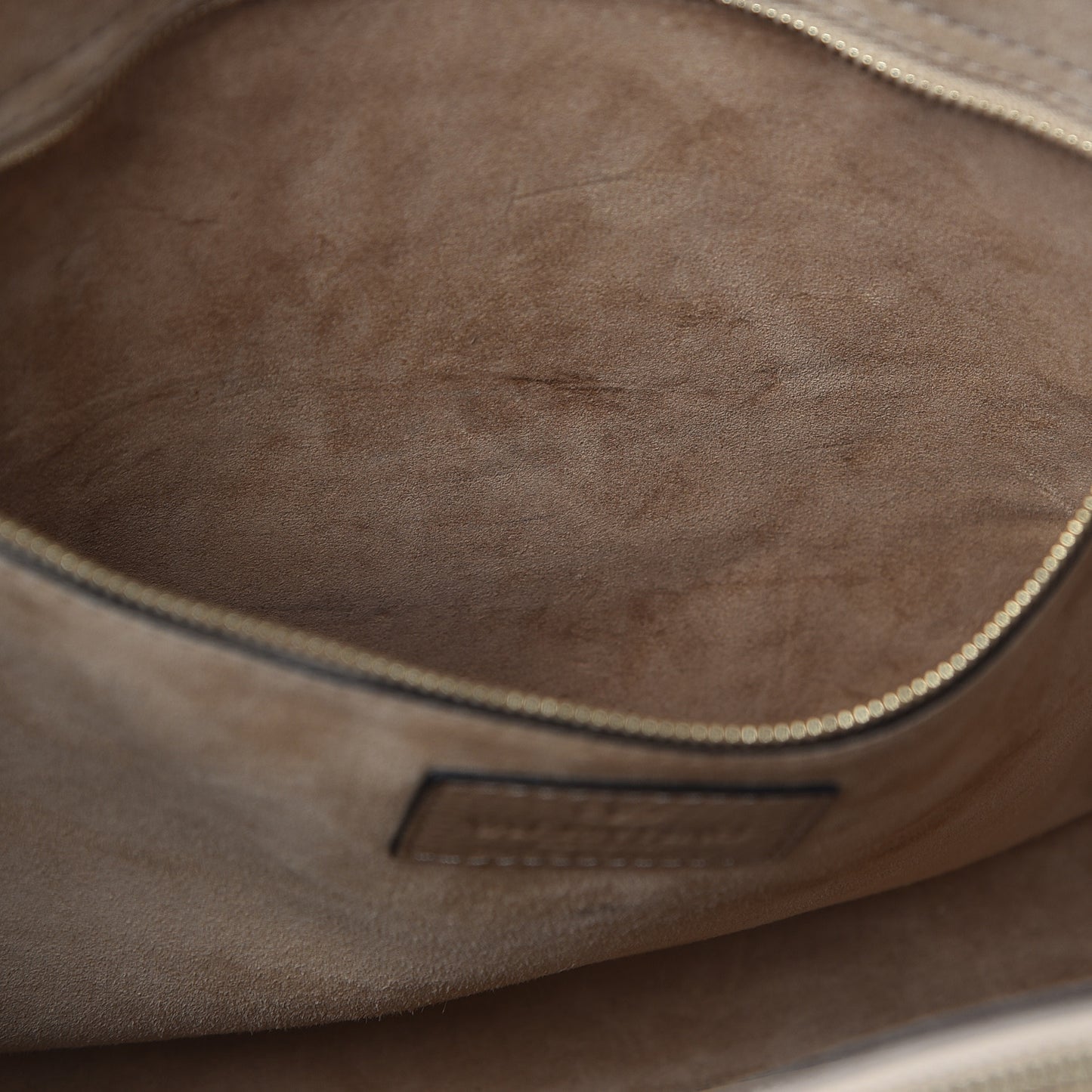 Pebbled Calfskin Rockstud Double Handle Tote Camel Rose