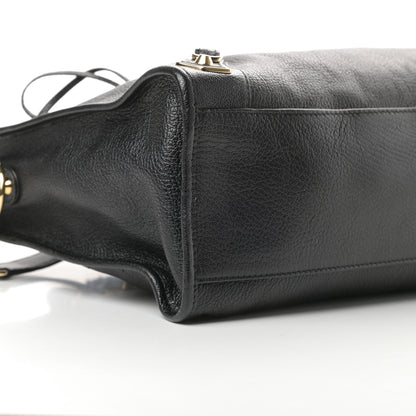 Balenciaga Chevre Gold Metallic Edge Hardware City Black 9 of 14
