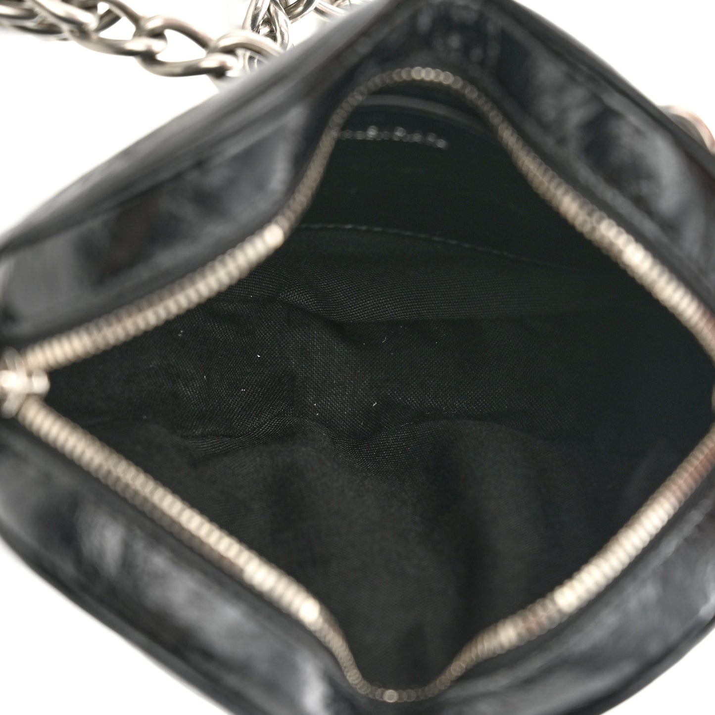 Agneau Arena Mini Le Cagole Heart Bag Black