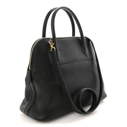 Hermes Taurillon Clemence Bolide 31 Black 2 of 8