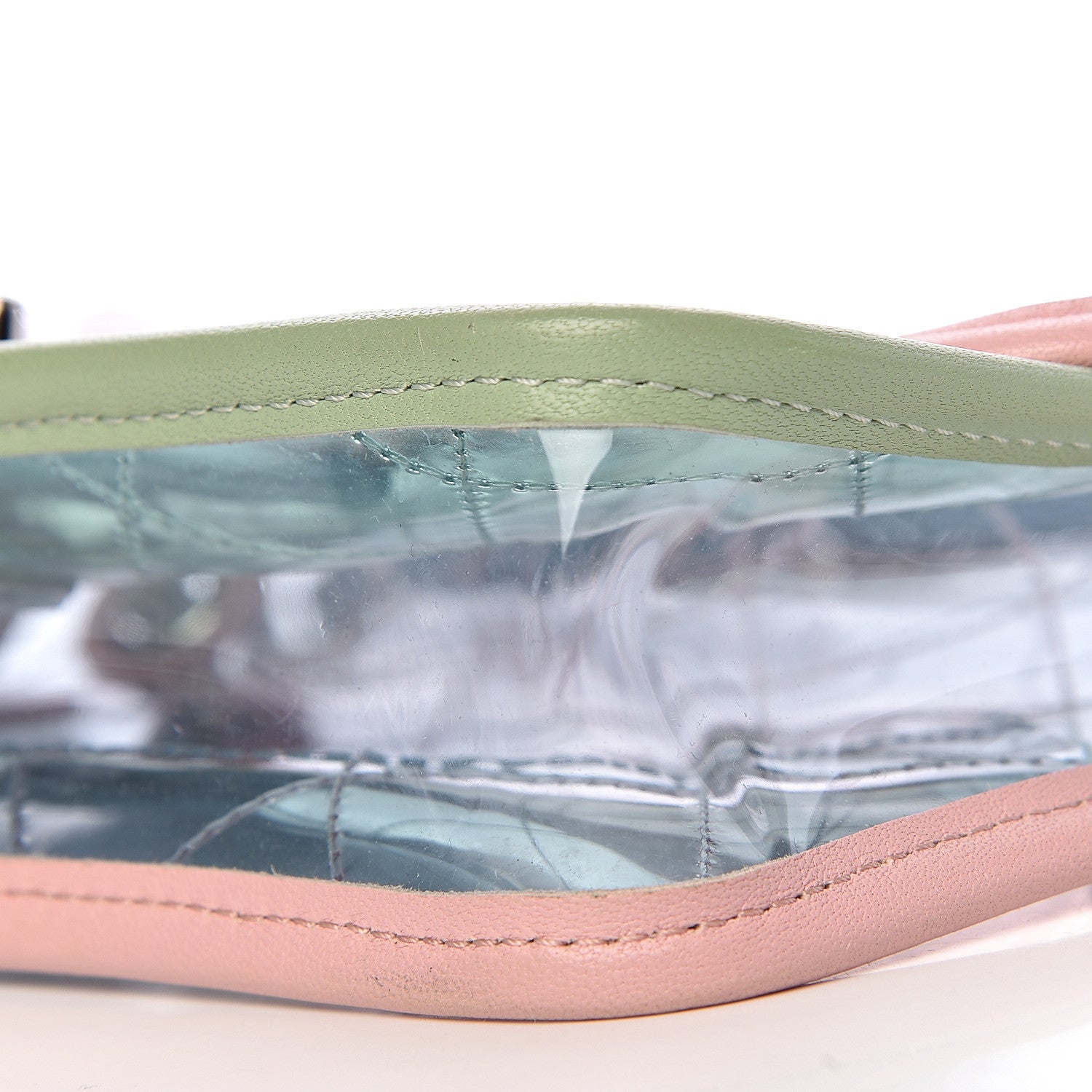 Chanel Lambskin PVC Quilted Mini Coco Splash Flap Blue Green 12 of 12