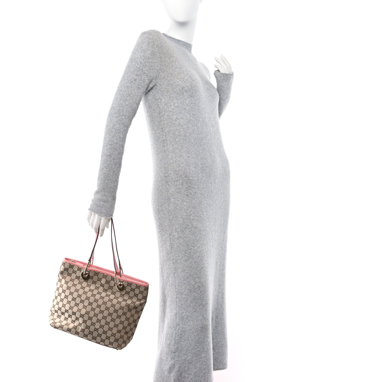 Gucci Monogram Eclipse Tote Pink 2 of 11