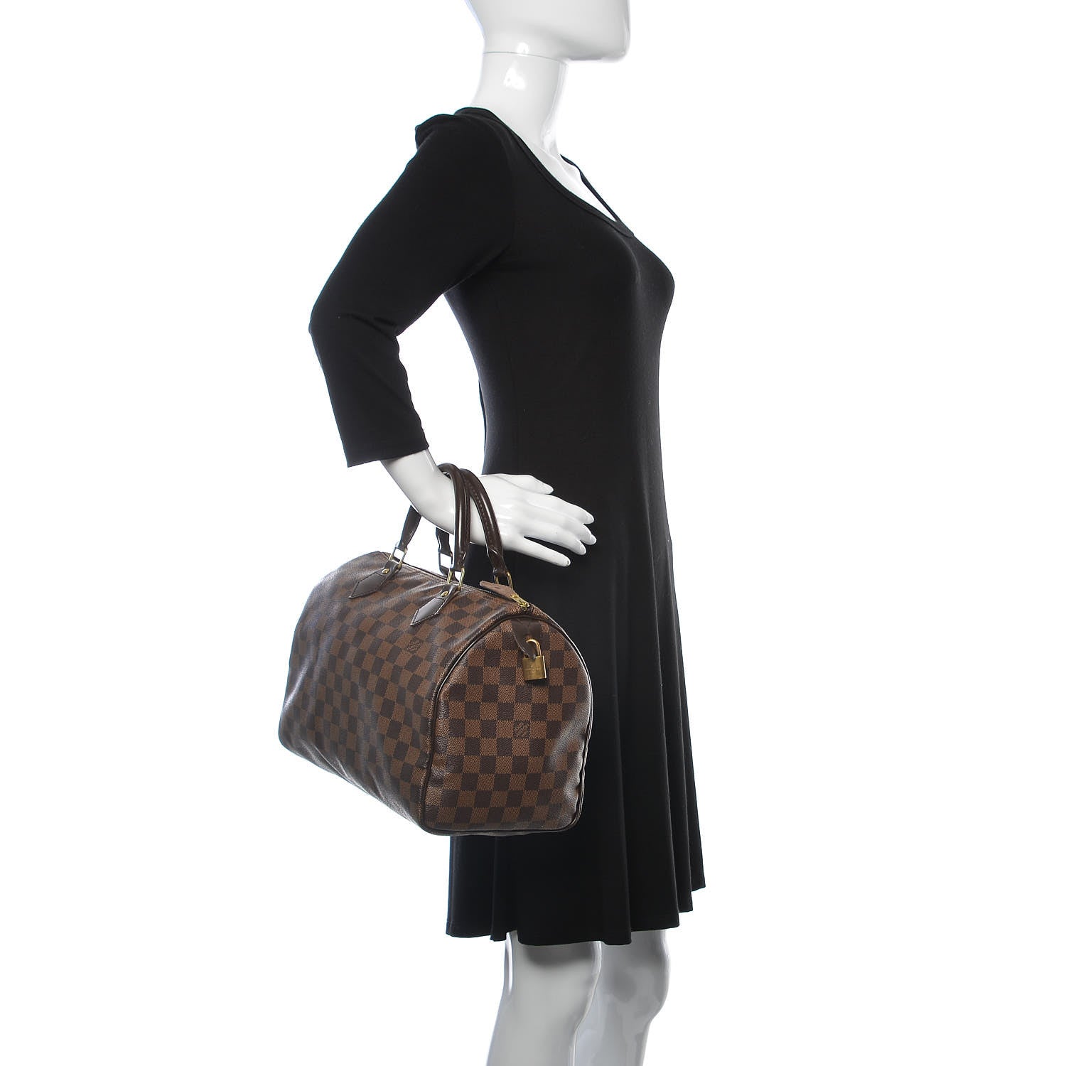 Louis Vuitton Damier Ebene Speedy 30 2 of 9