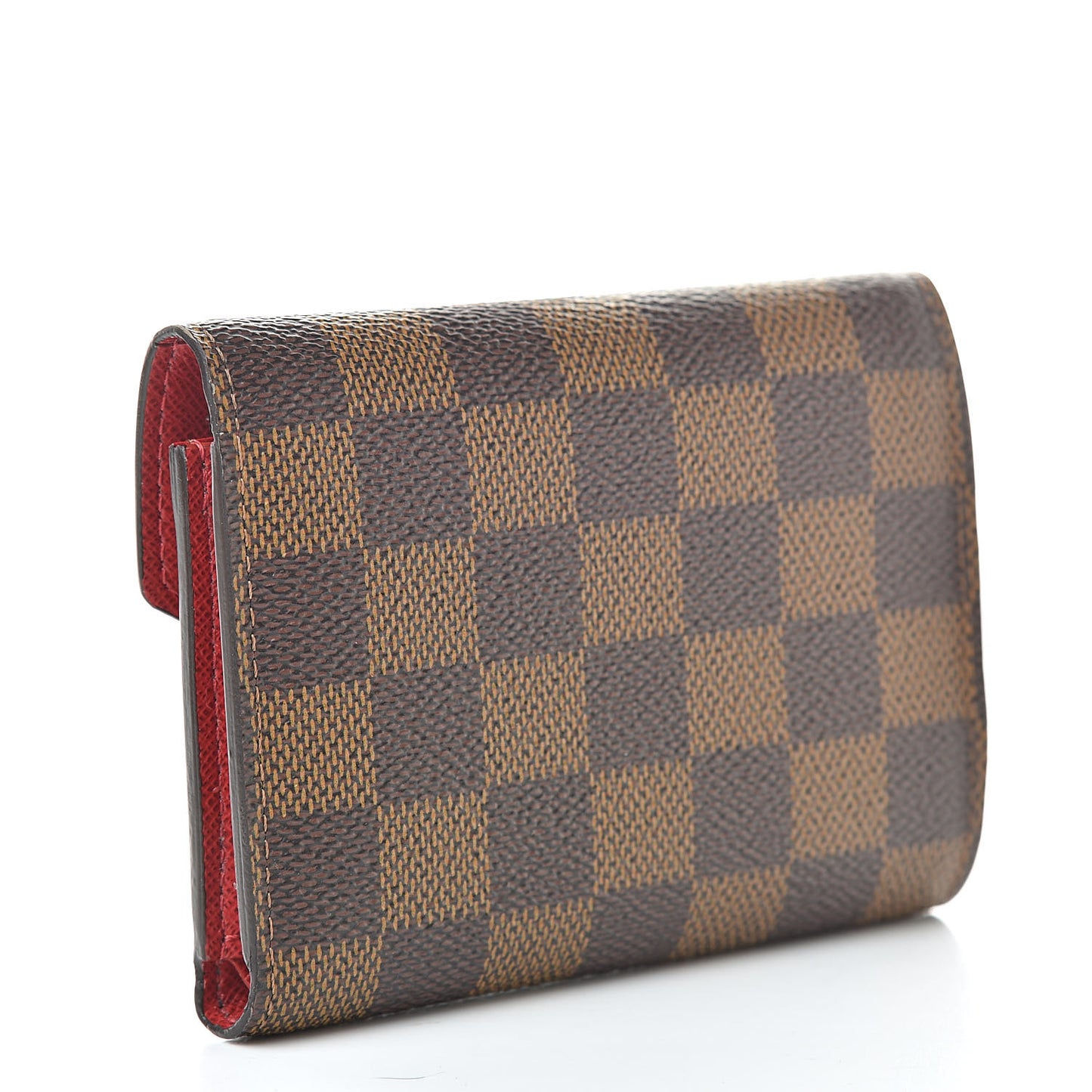 Damier Ebene Victorine Wallet Red